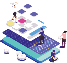 digital experience design custom software solution vector