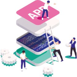 mobile app development vector