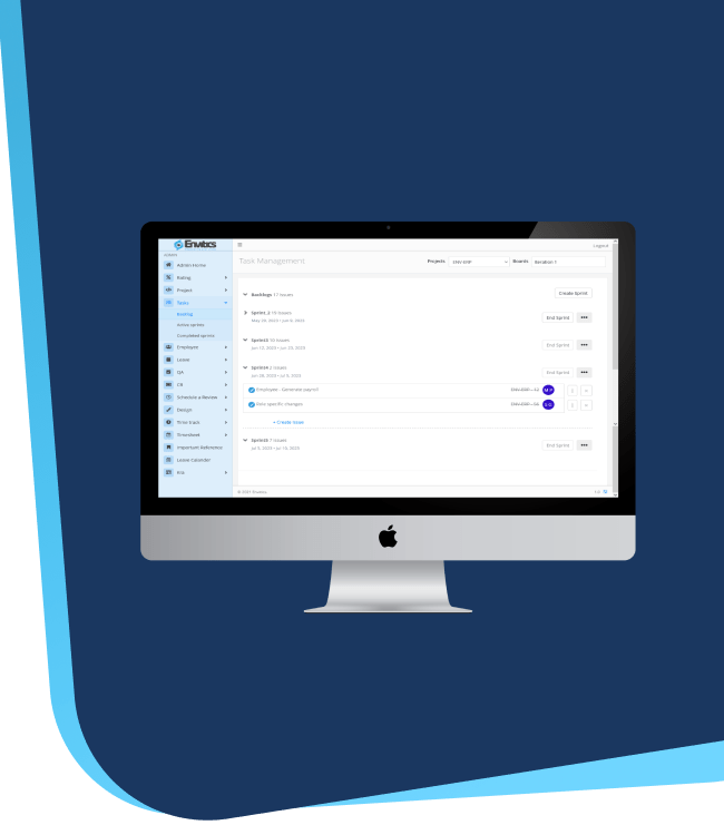 Agile Project Management mobile main banner image