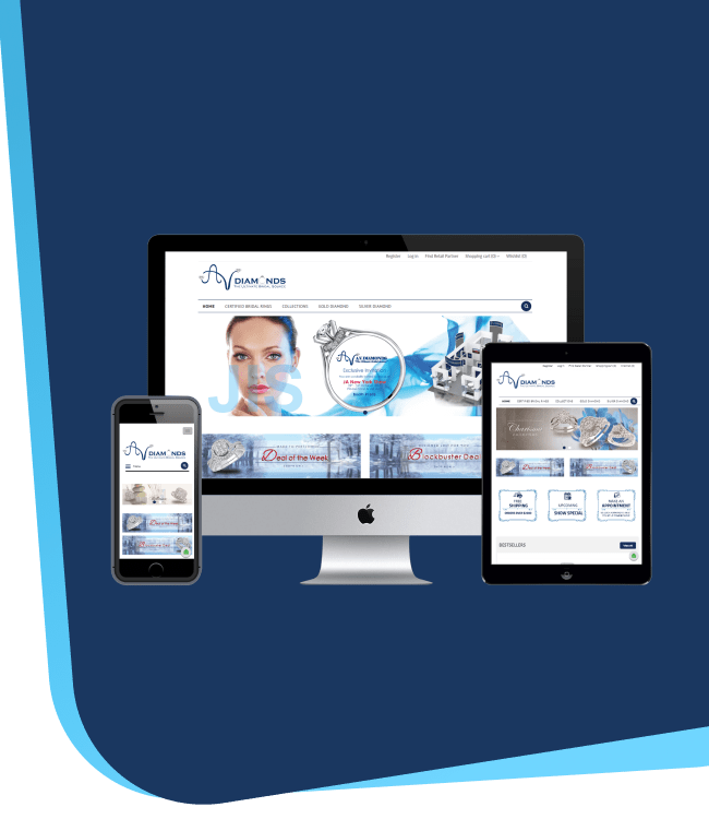 av diamond portfolio mobile banner