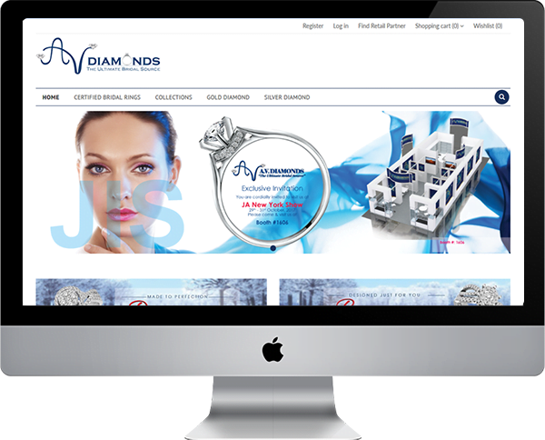 Jewelers E-commerce Website AVDiamond image