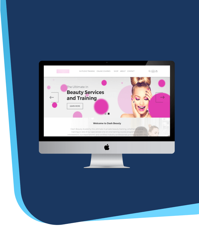 dash beauty portfolio mobile banner 1