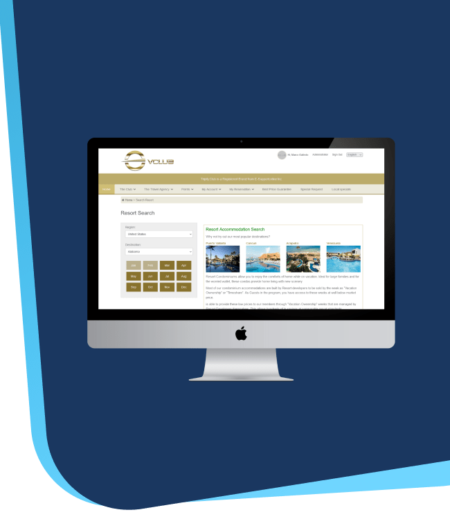 Vacation Club mobile Image