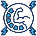 Gym and fitness software solutions icon